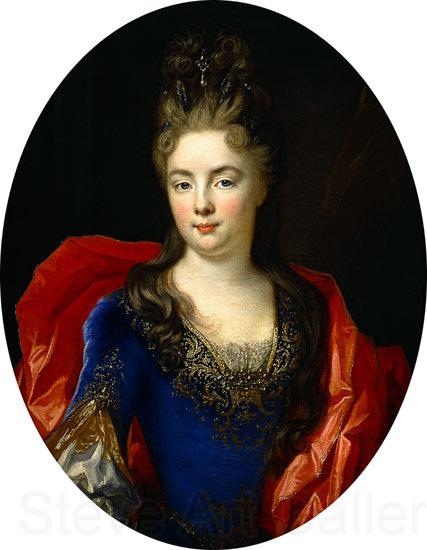 Nicolas de Largilliere Portrait of the Princess of Soubise, daughter of Madame de Ventadour France oil painting art